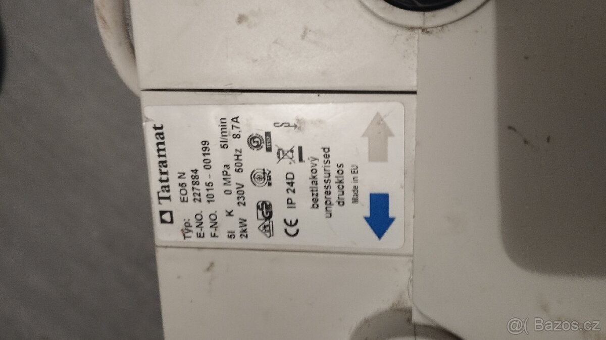 Tatramat ohřívač bojler E05N - 2