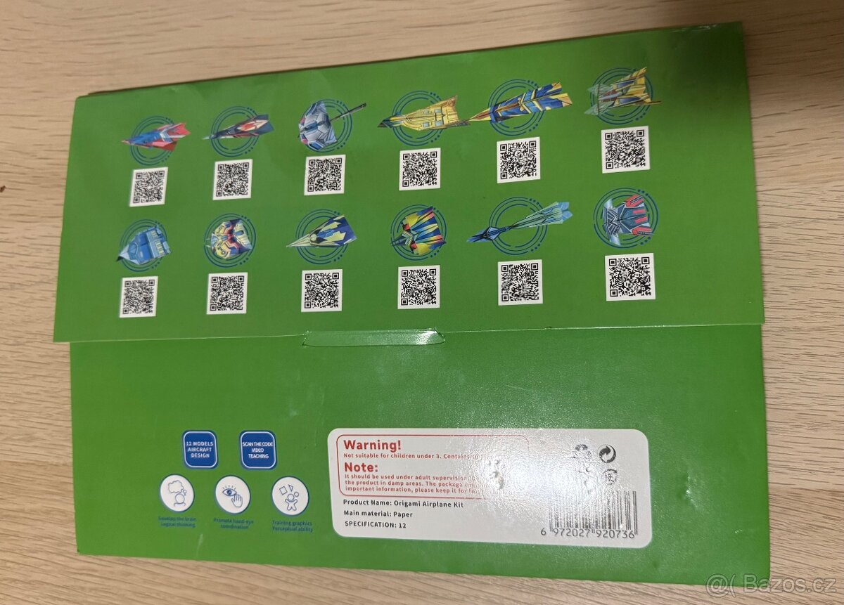 20ks origami skladacka letadla - 2