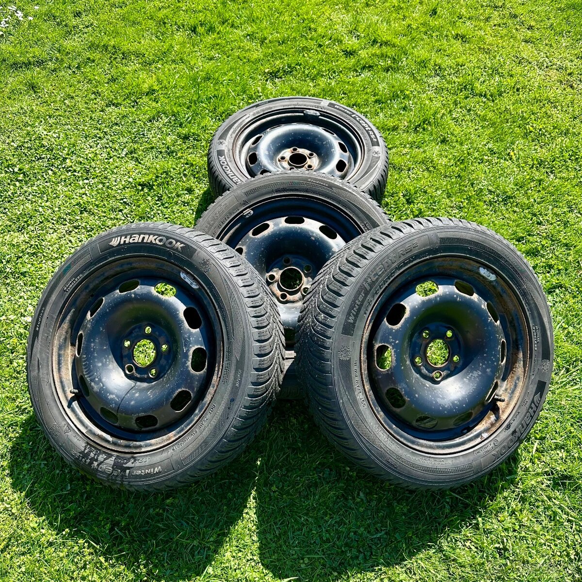 Plechové disky + Zimní pneu - R15 - 2