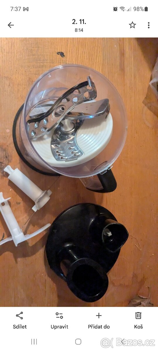 Mixér Braun multiquick 5 náhradní díly - 2