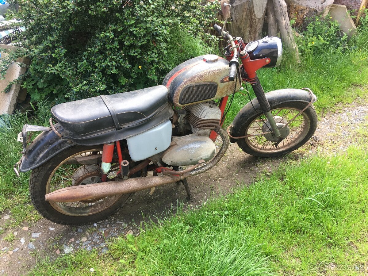 Jawa 350/362 Californian plechové světlo, nízké číslo - 2