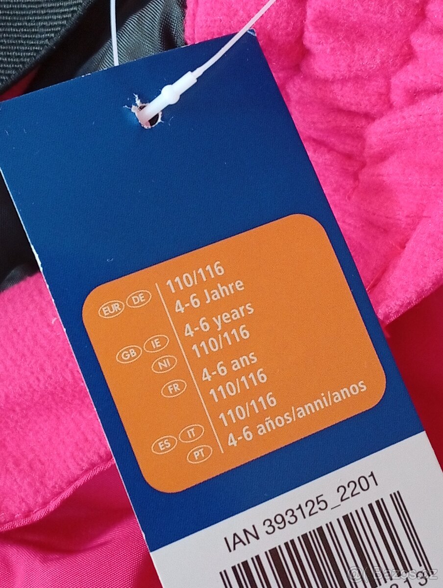 Dívčí zimní oteplováky nepromokavé - 2