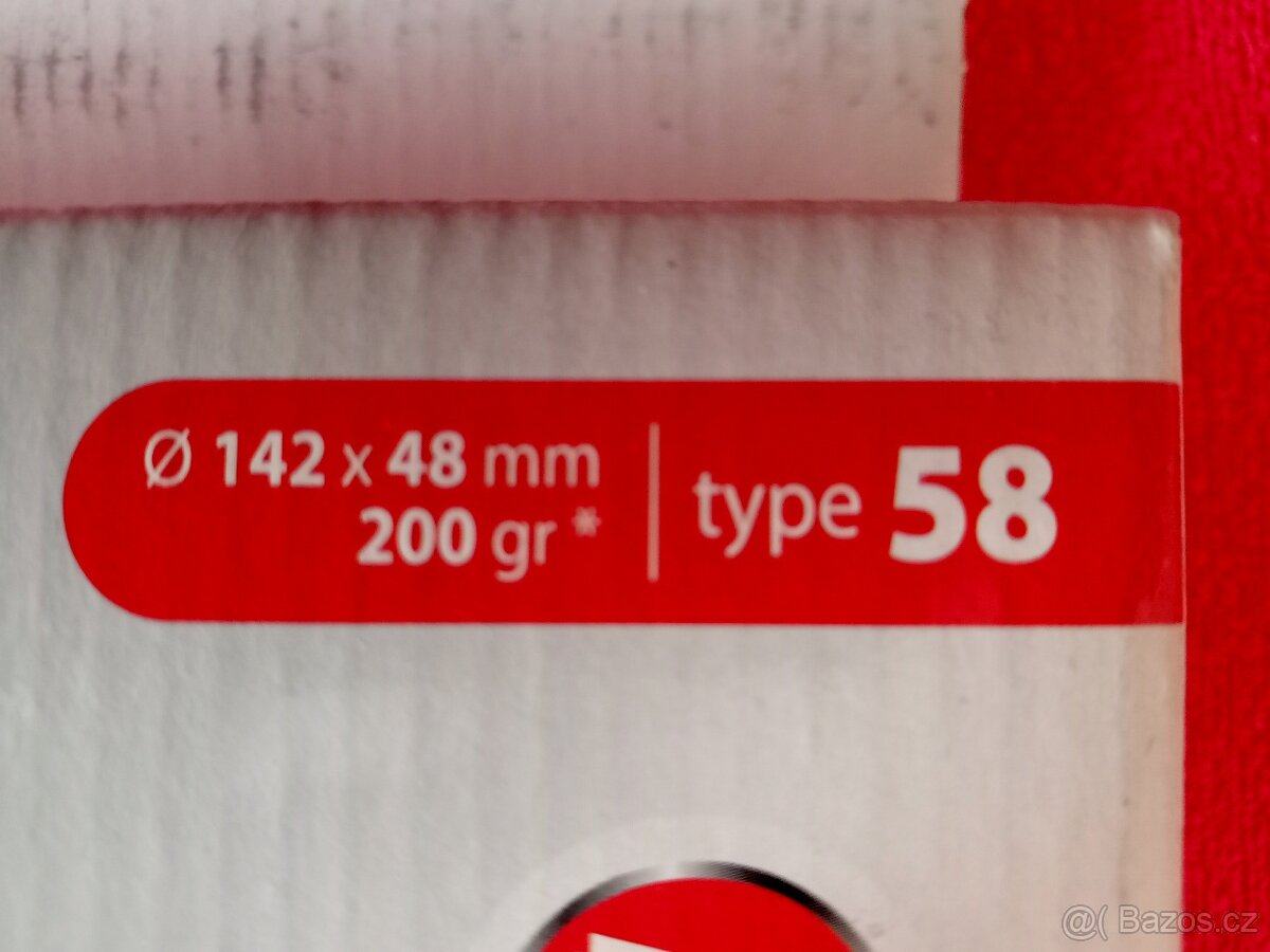 PRODÁM nové uhlíkové filtry Wpro AKB 000-1 (TYPE 58) - 2