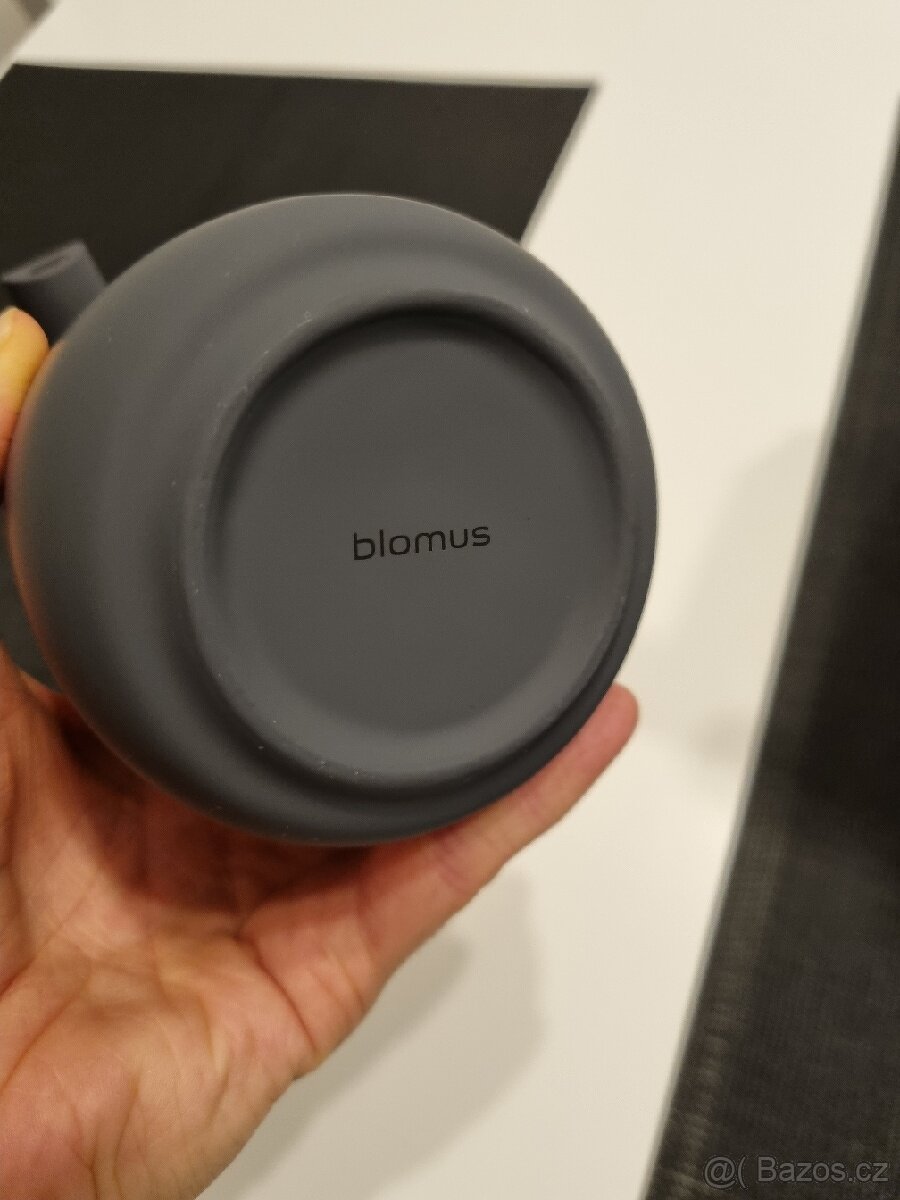 Blomus dávkovač mýdla keramický, šedý - 2