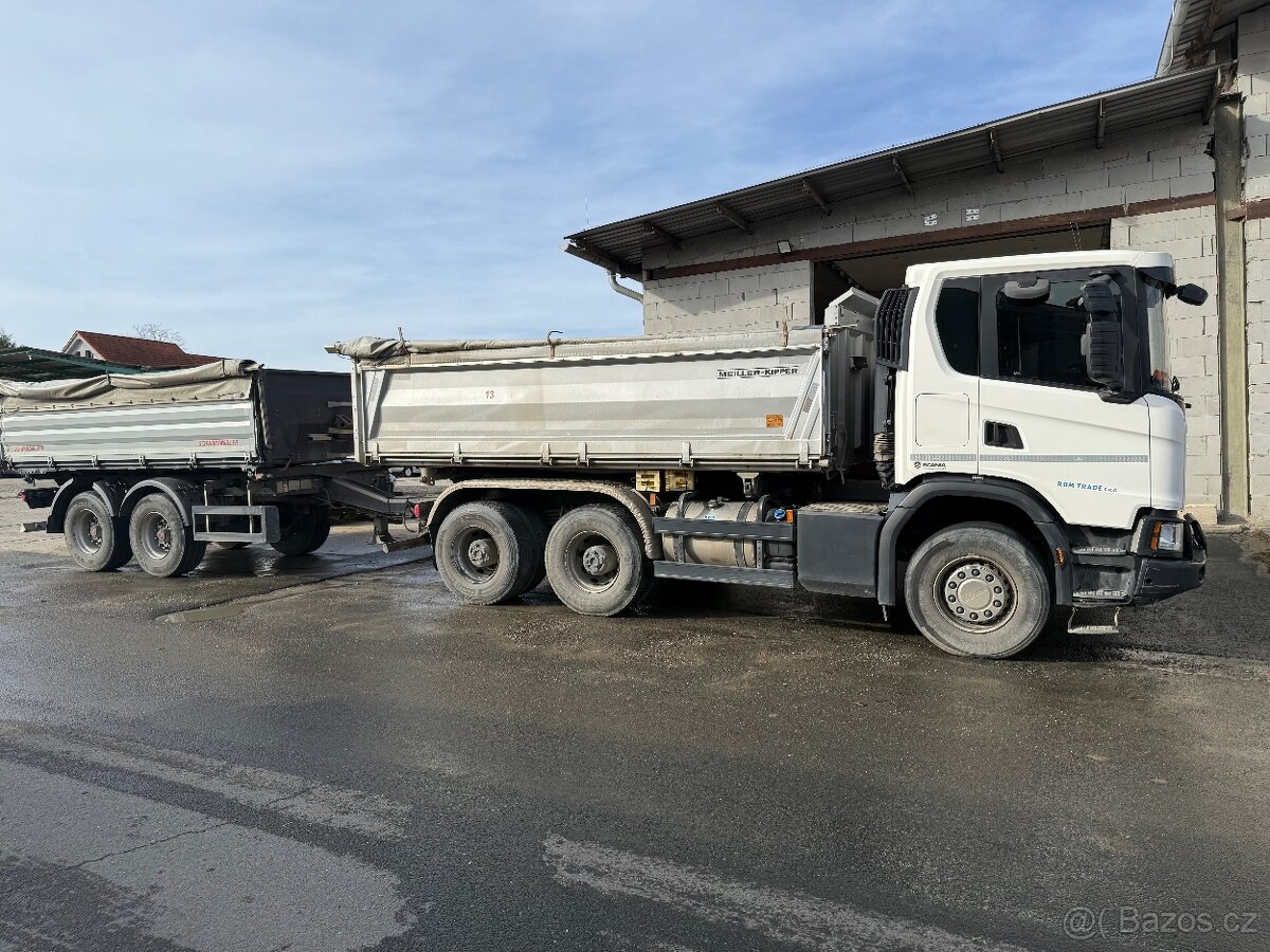 Sklápěč Scania+ vlek - 2