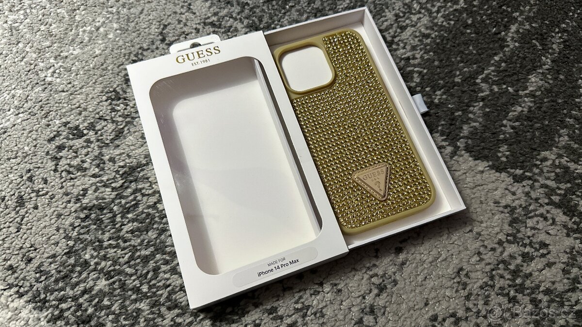 Kryt Guess na iPhone 14 PRO MAX - Zlatý - 2
