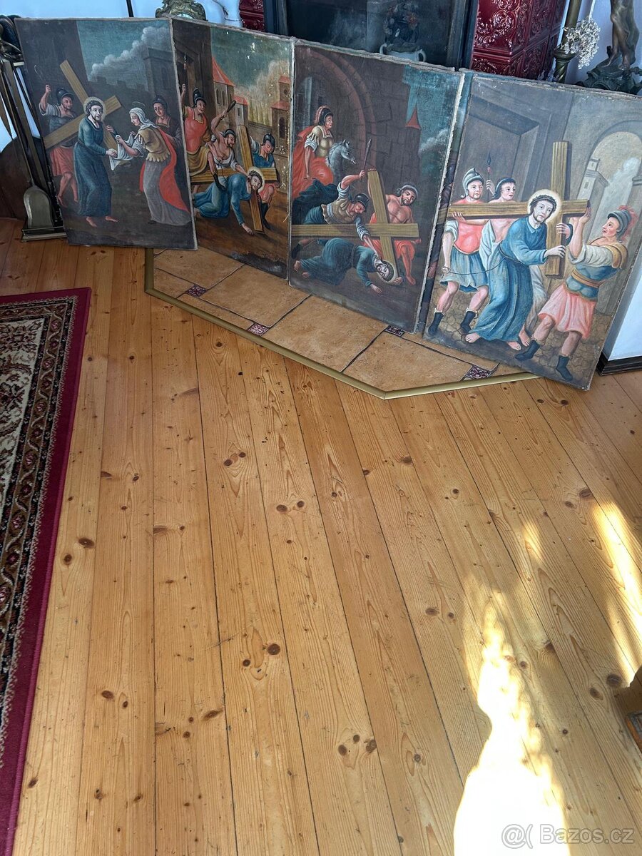 Staré obrazy 7 ks - 2