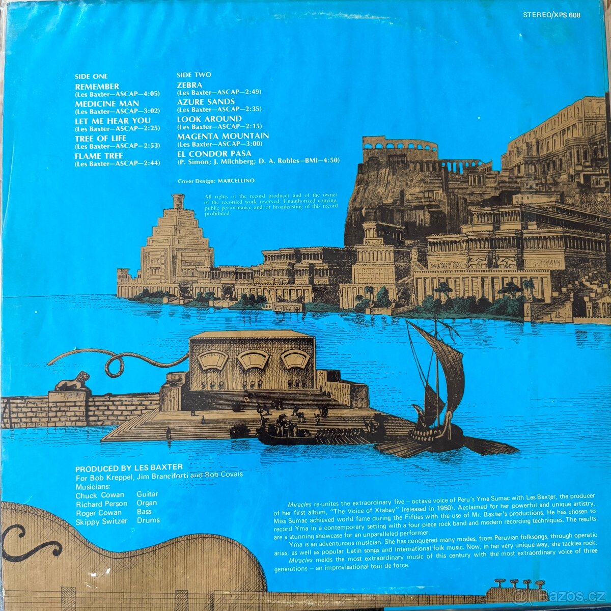 Yma Sumac — Miracles. LP - 2