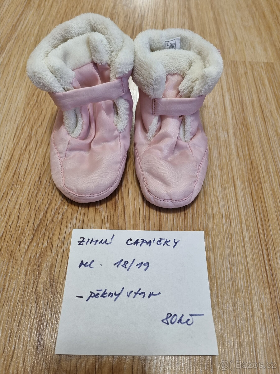 kojenecké ponožky, rukavicky, capáčky teplé - 2