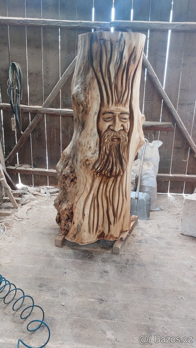 Duše stromu - dřevěná socha - 2