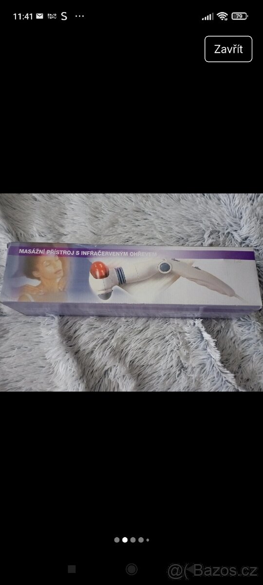 Masážní přistroj s infra světlem - 2