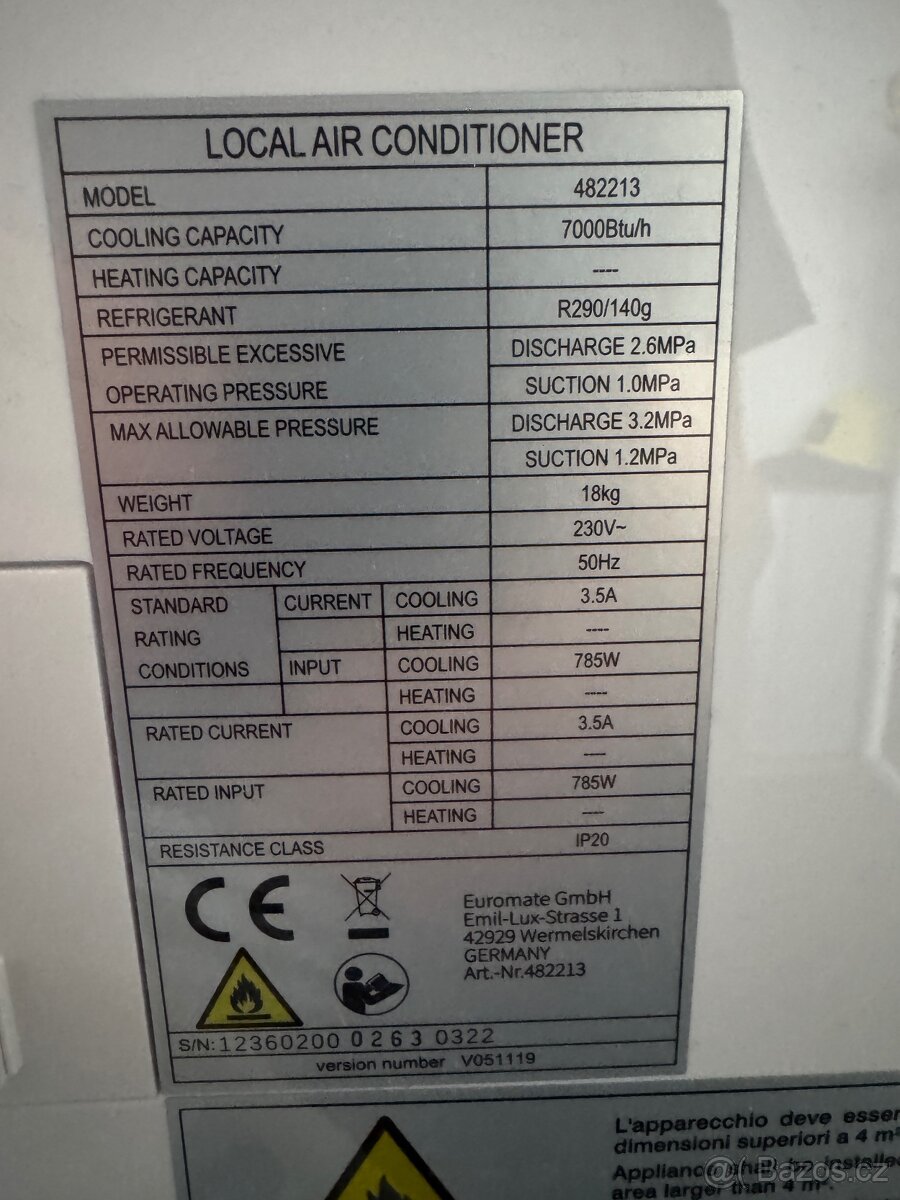 Mobilní klimatizace - 2