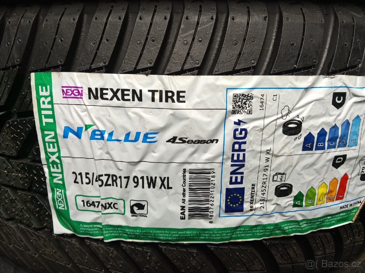 215/45 R17 XL Nové Nexen DOT 25 - 2