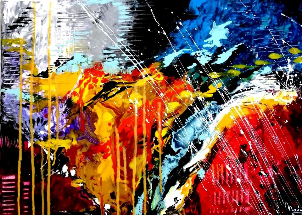 Abstraktní obraz 70x50 - 2