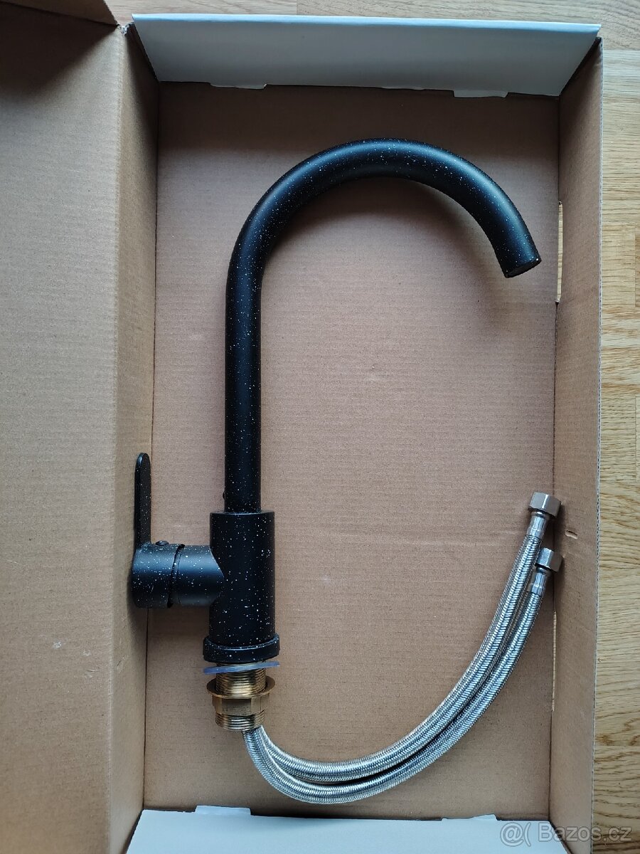 Dřezová baterie černá nová - 2