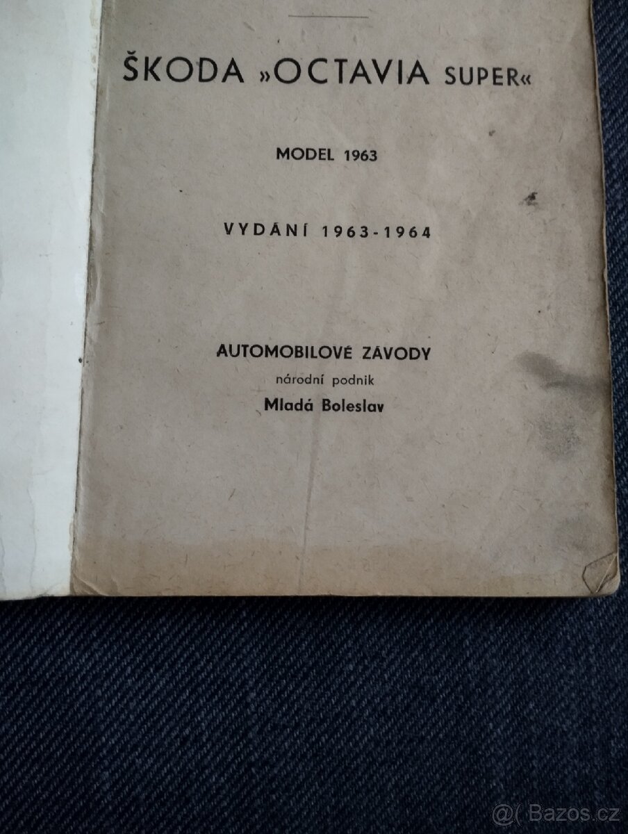 Návod Octavia 1963-64 - 2