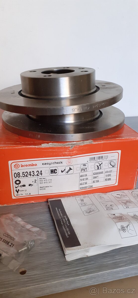 Š. Felicia,Favorit,VW - Brzd. kotouče Brembo. Nové. - 2