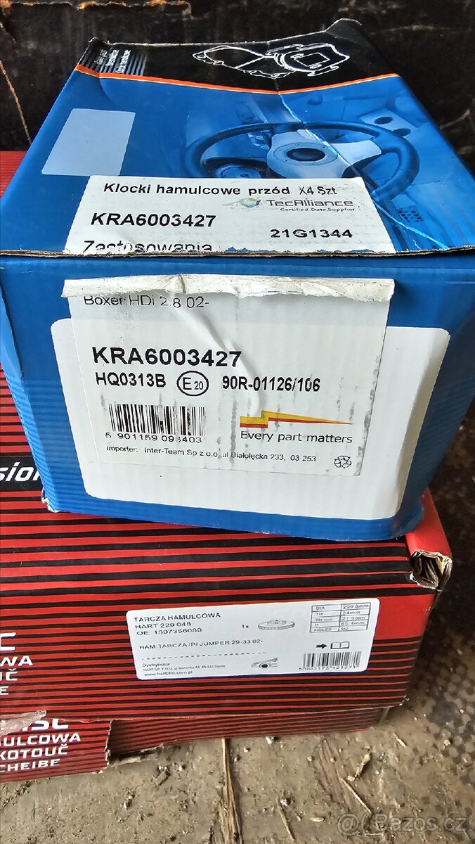 Brzdy Kotouče + Desky Ducato Jumper Boxer - 2