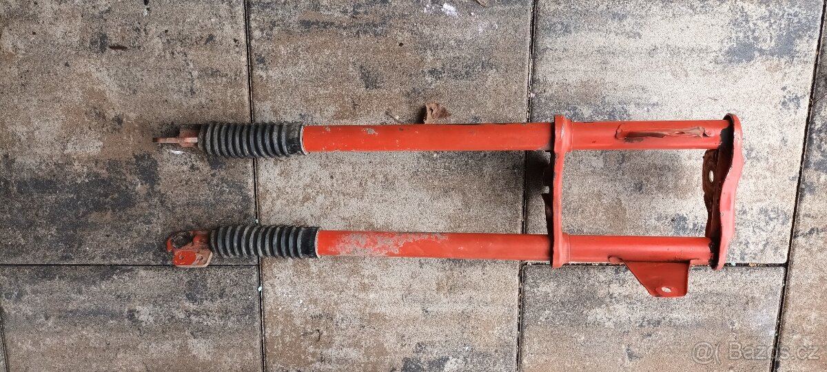 Babetta 210 - přední vidlice červené - 2