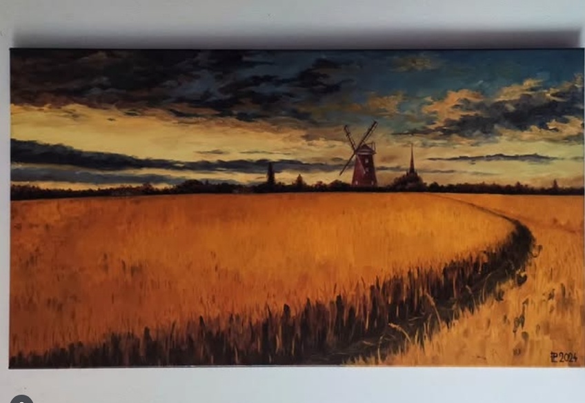 Ručně malovaný obraz – olejomalba – příroda - 2