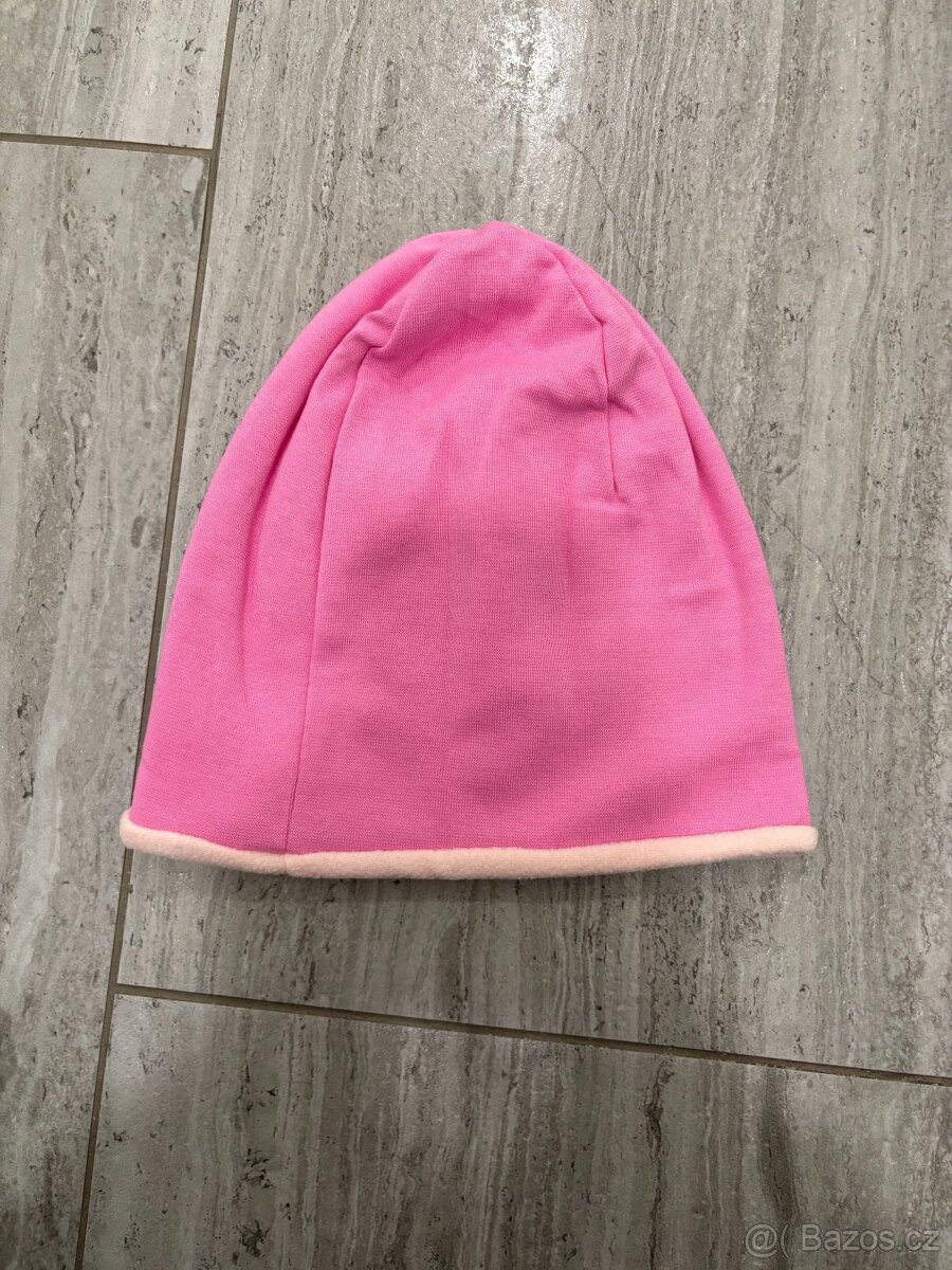 ČEPICE bavlna+ fleece dívčí - nepoužitá - 2