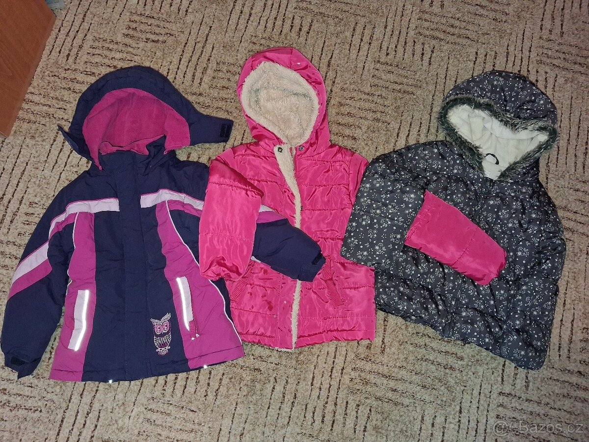 Set dívčích zimních bund - 2