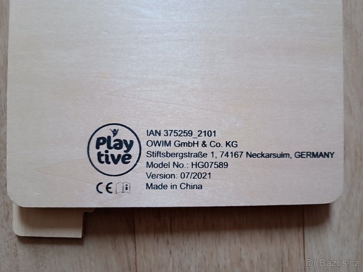 Dřevěné puzzle 4 kusy - 2