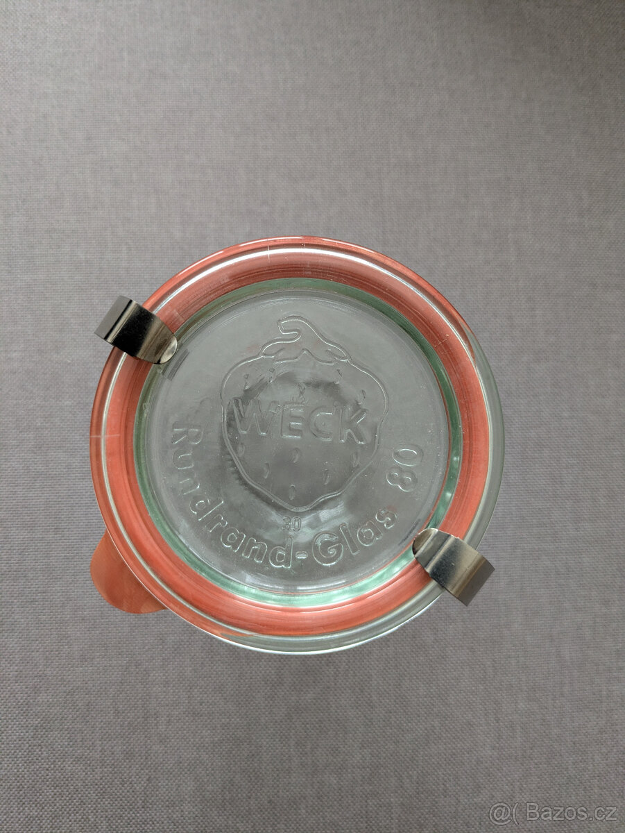 Sklenice od svíčky; 8,5 cm v průměru - 2