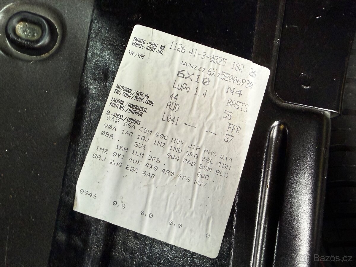 Motor 1.4i 44kw - AUD - 2