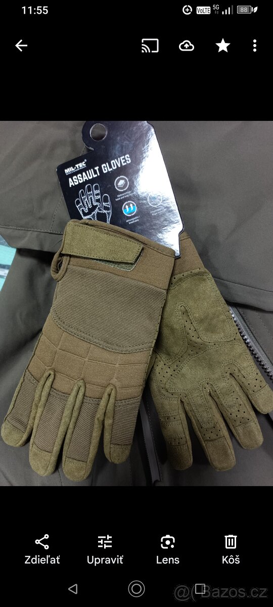 Rukavice Miltec kozene - 2