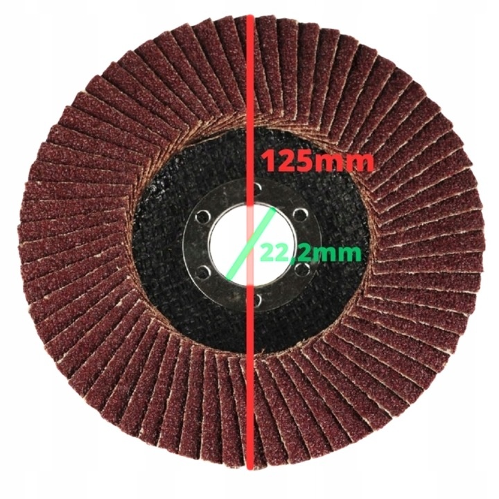 Lamelový kotouč 125/40 - výhodná cena - 2