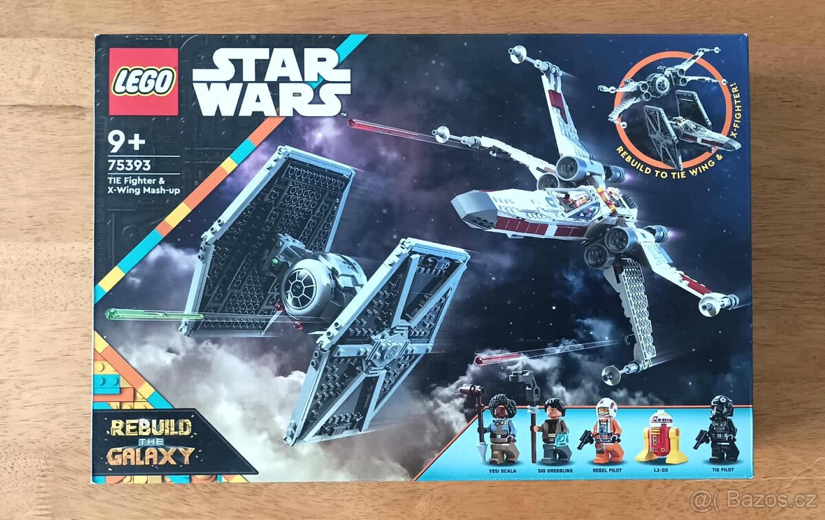 LEGO 75393 Stíhačka TIE a X-wing, kombinovaná stavebnice - 2
