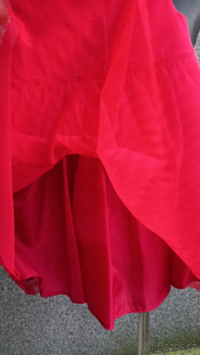 Červené šatičky vel. 6-9m zn. TU - 2