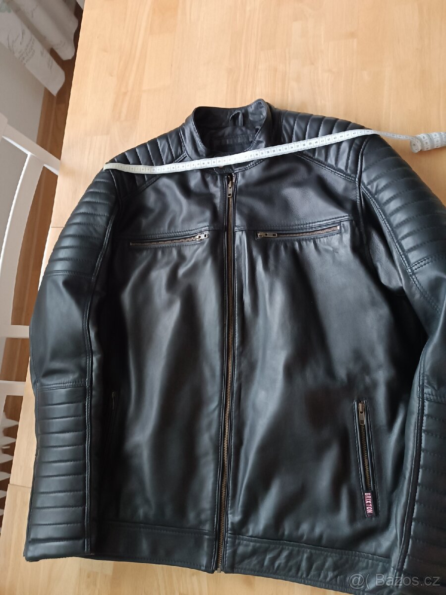 Pánská kožená bunda Brixton, XXXL. - 2