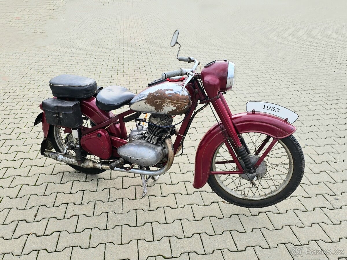 Jawa 250 Pérák s TP malá Spz - 2