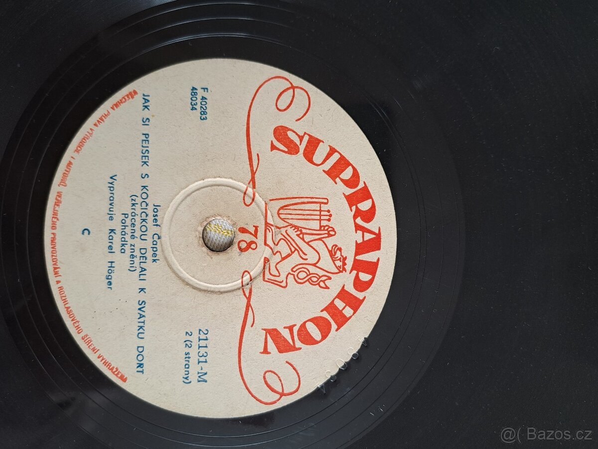 stará deska Jak si pejsek s kočičkou dělali dort - 2