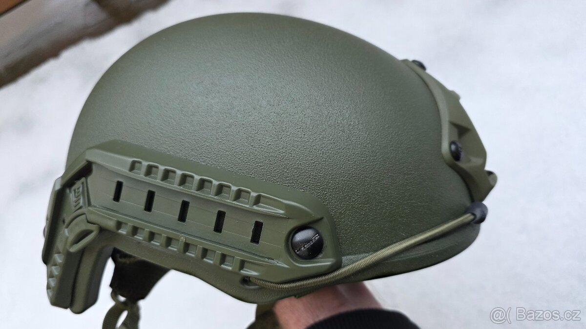 fast balistická zátěžová přilba neprůstřelná taktická ačr - 2