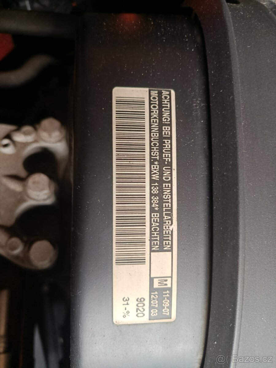 Motor 1.4i-16v BXW Fabia II Roomster Seat Ibiza VW Polo... - 2