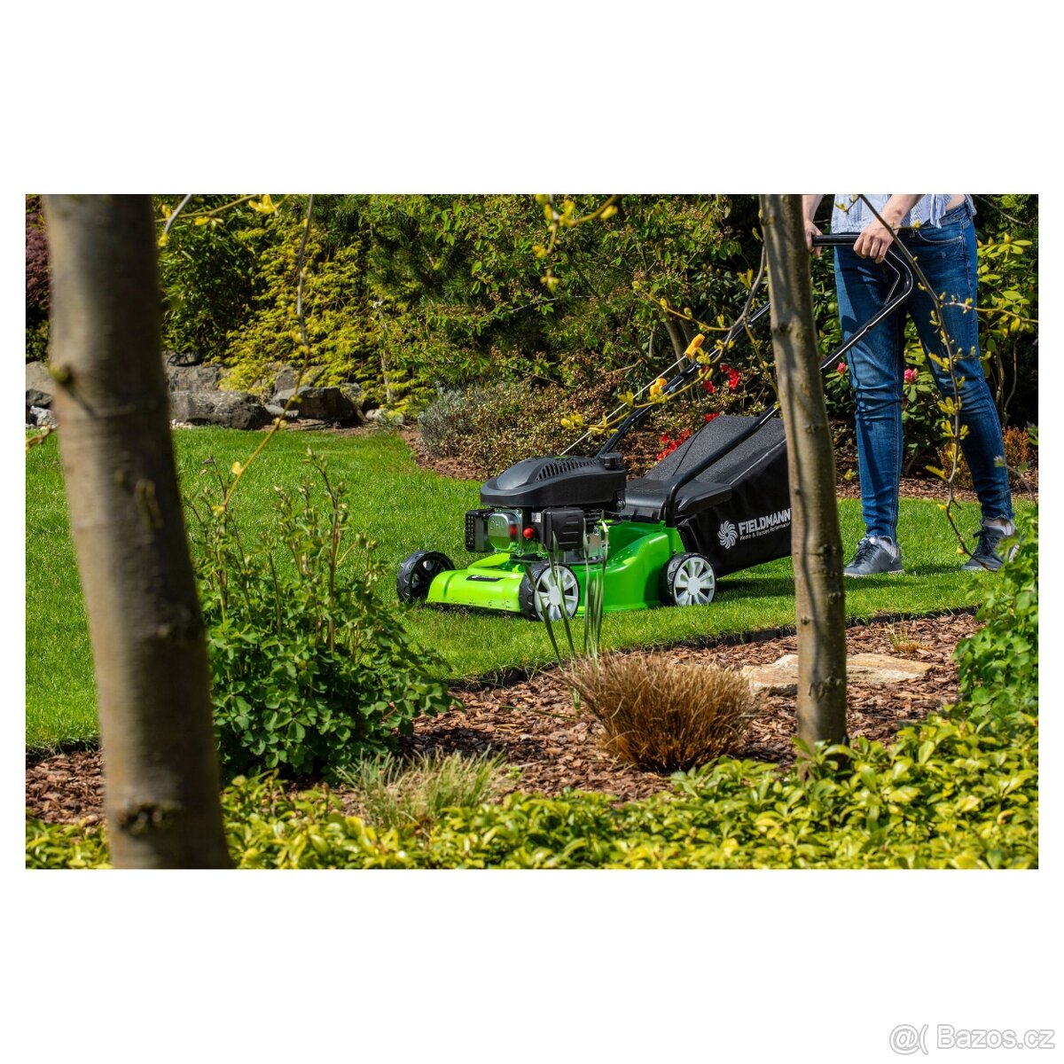 Benzínová sekačka bez pojezdu Fieldmann FZR 4003-79BH - 2
