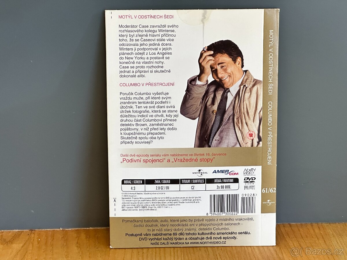 DVD Columbo - disk 32, díly 61/62 - CZ dabing i titulky - 2