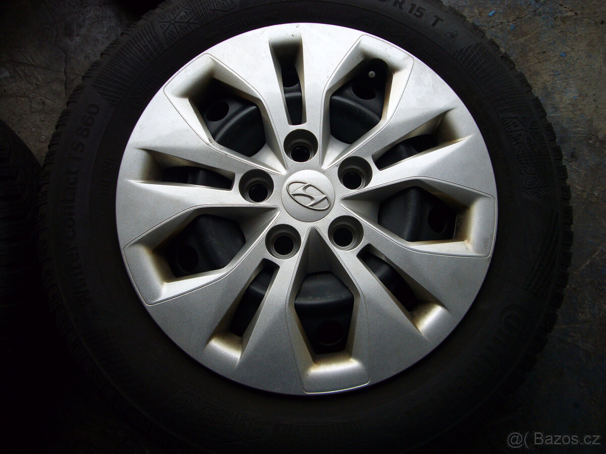 ZIMNÍ KOLA orig.HYUNDAI 15" 5x114,3 5,5" et-45,stř.-67, - 2