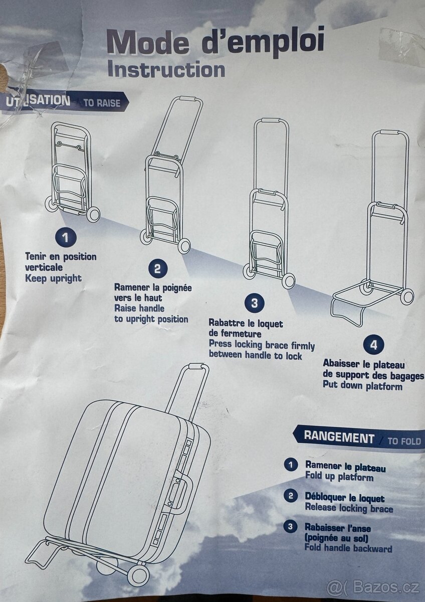 nosič/vozík zavazadel a nákupních tašek - 2