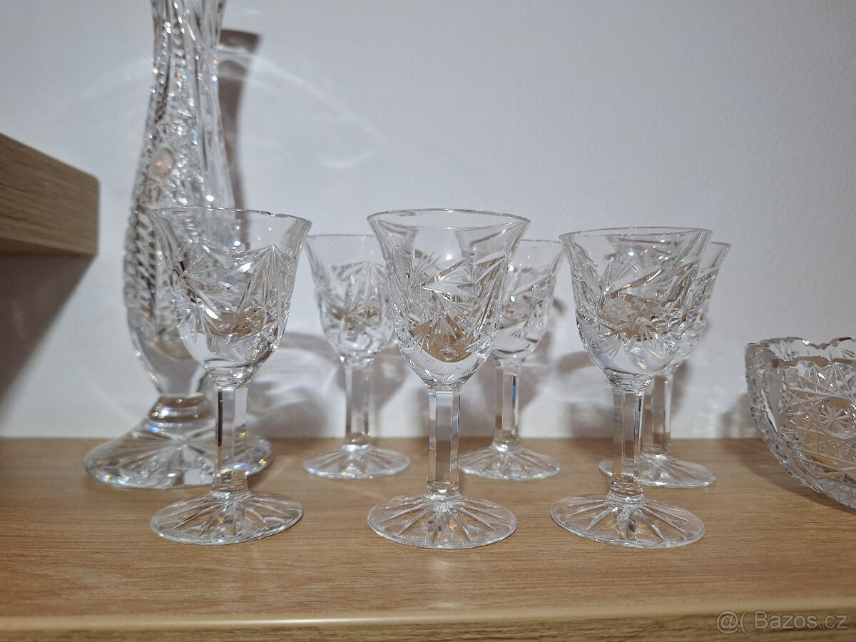 Sada broušeného skla - 2