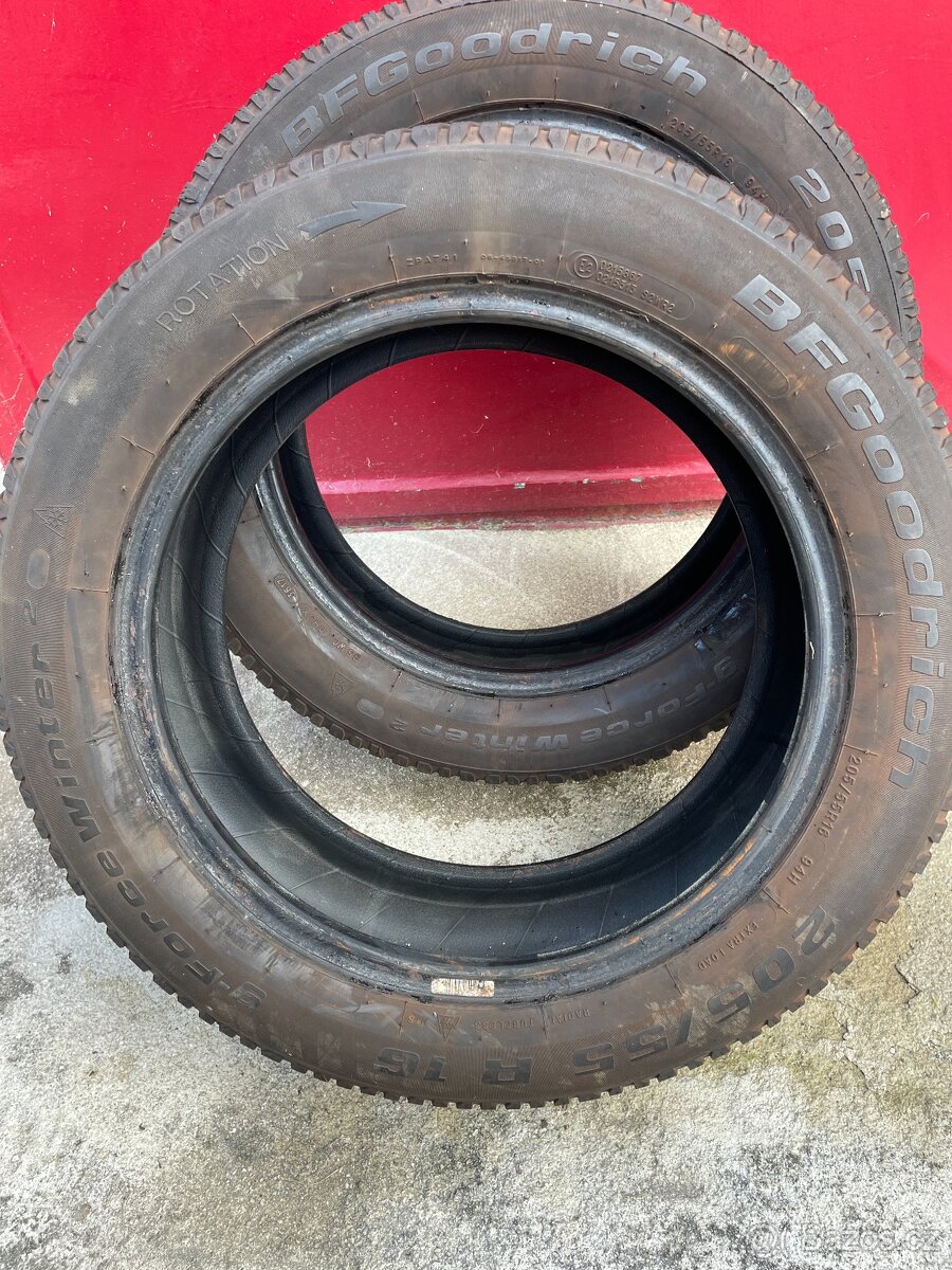 2x pneu BFGoodrich 205/55R16 - g-force Winter 2 - 2