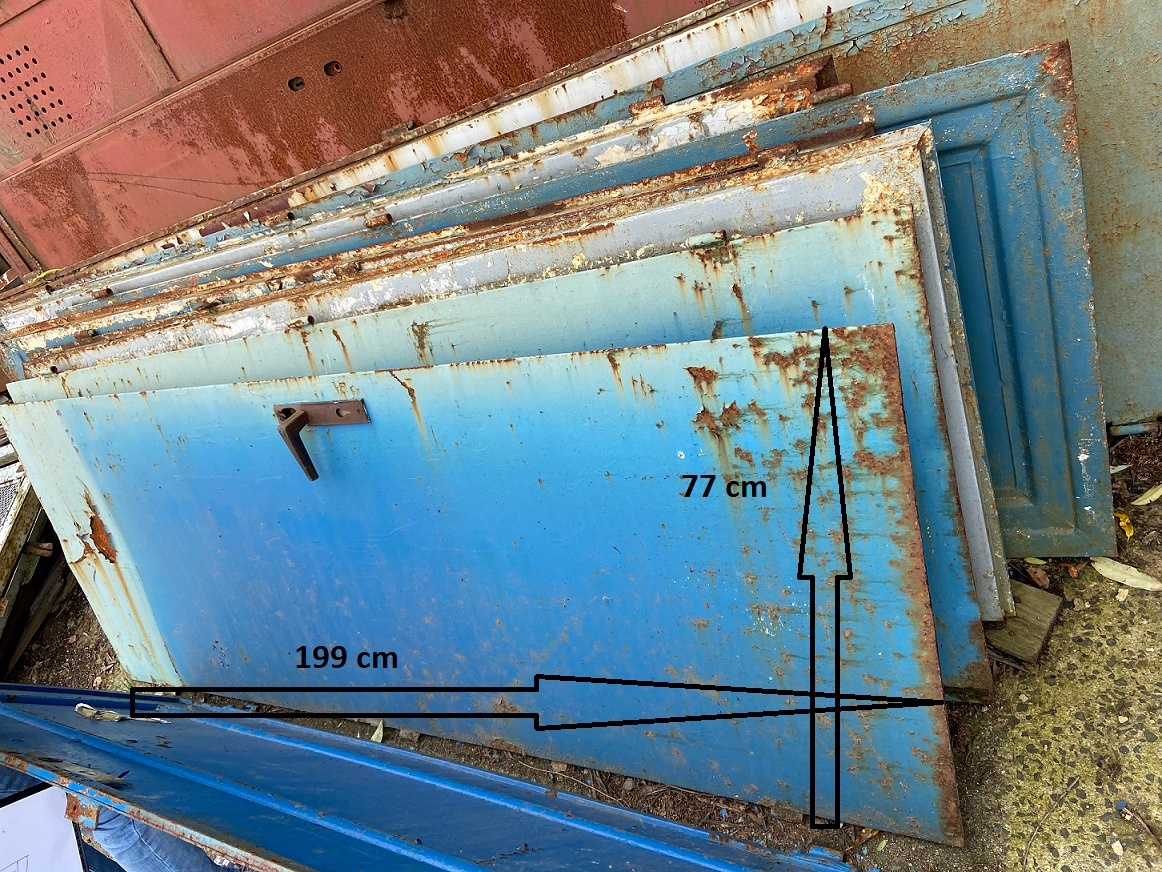 Plechové dveře, vrata - 2