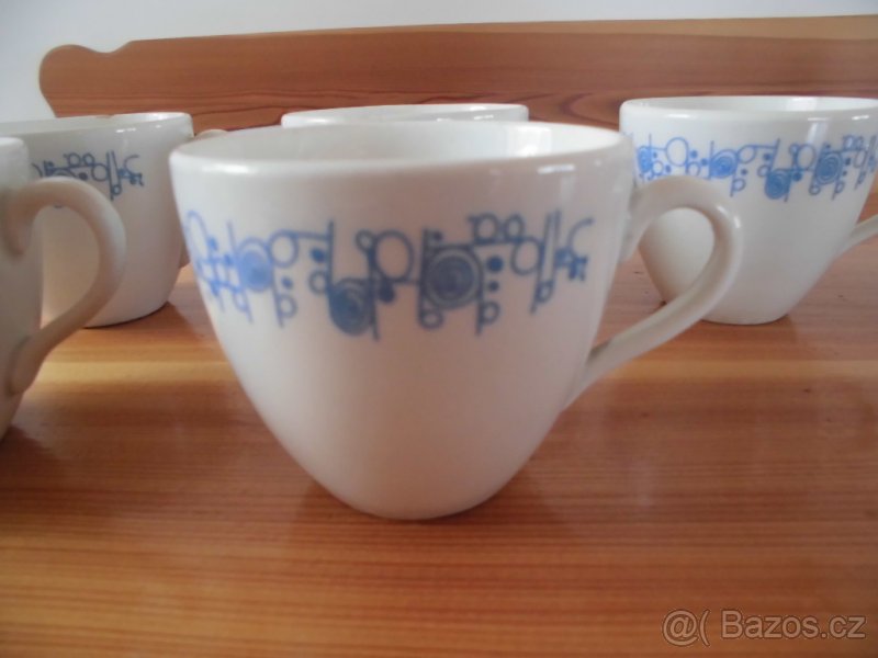 Porcelánová sada Modrá (10 dílů) - 2