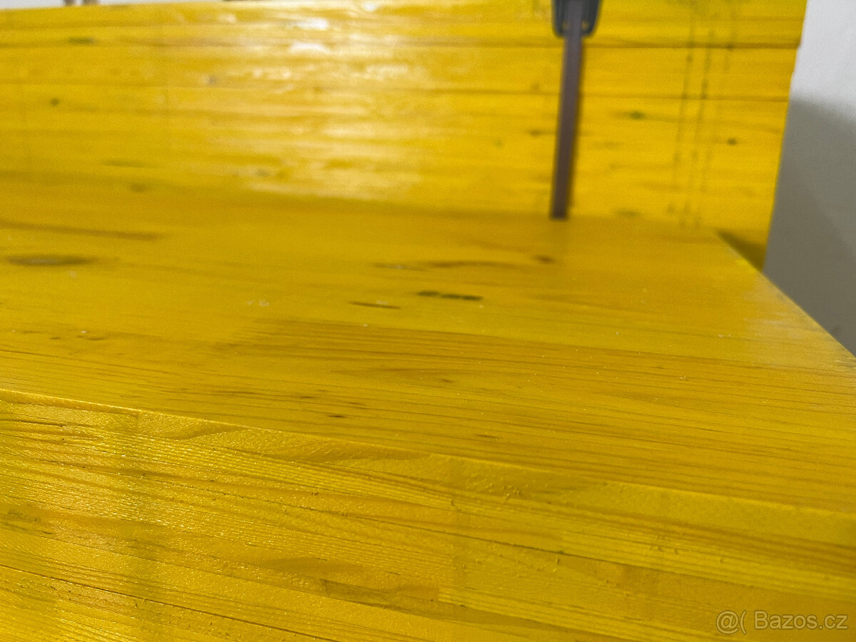 Bednící deska třívrstvá žlutá 21mm, 0,5x2,5m - 2