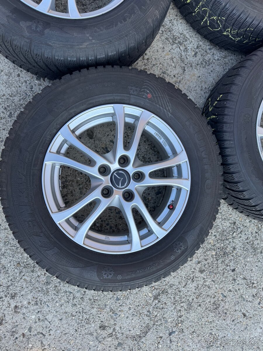 Alu kola se zimní pneu 5x114,3 , 215/65R16 - 2