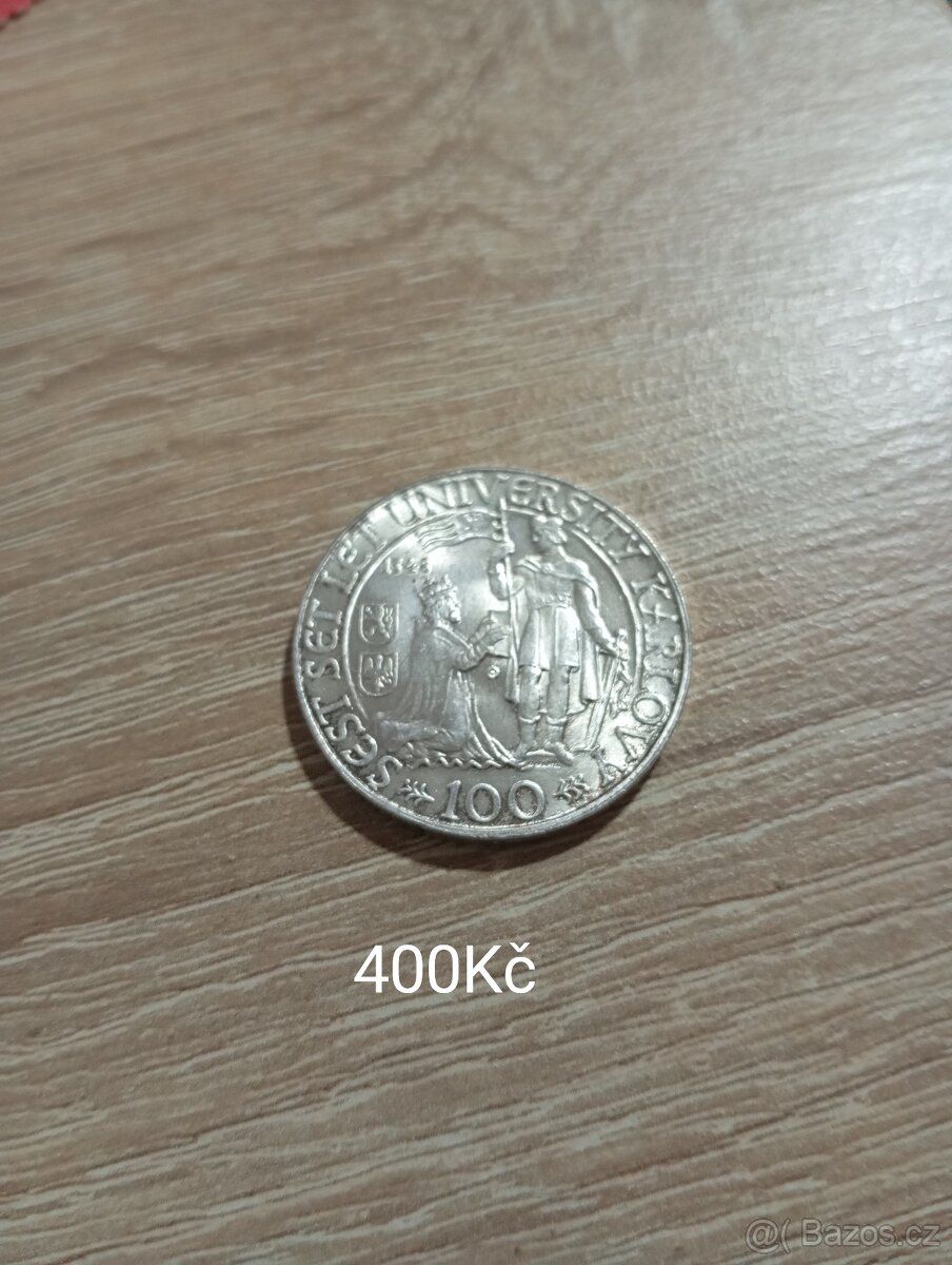 Stříbrné mince , cca 350ks - 2