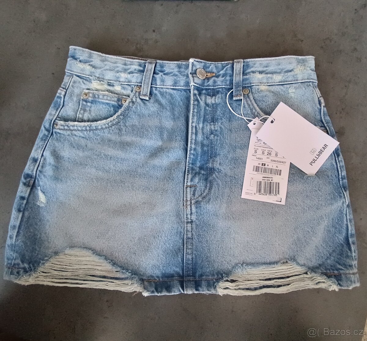 Riflová sukně Pull & Bear - 2